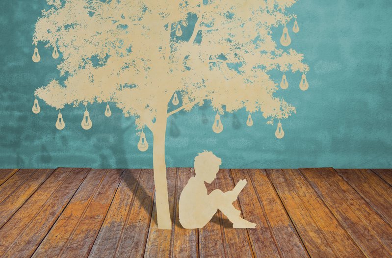 A child standing in a quiet hallway with warm light, symbolizing an earliest childhood memory and a life script