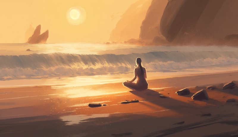 A minimalist silhouette of a person cradling a glowing orb of light at their center, symbolizing the internal focus of the self-worth practice.
